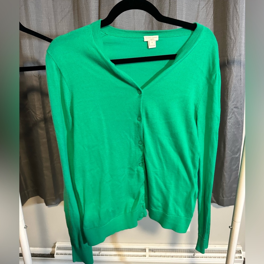 J. Crew 100% Cotton Classic Caryn Cardigan sz Medium
